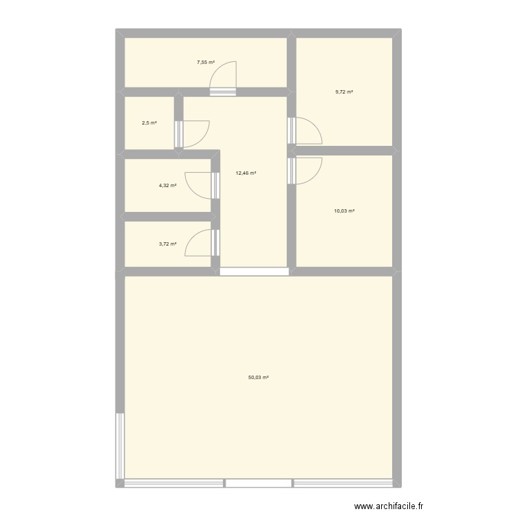 institut yves rocher . Plan de 8 pièces et 100 m2