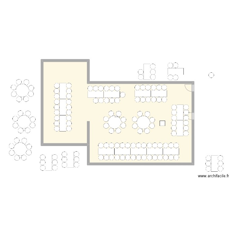 Mariage2. Plan de 1 pièce et 152 m2