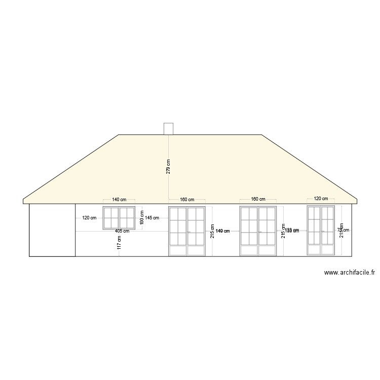 villa coupe sud. Plan de 0 pièce et 0 m2