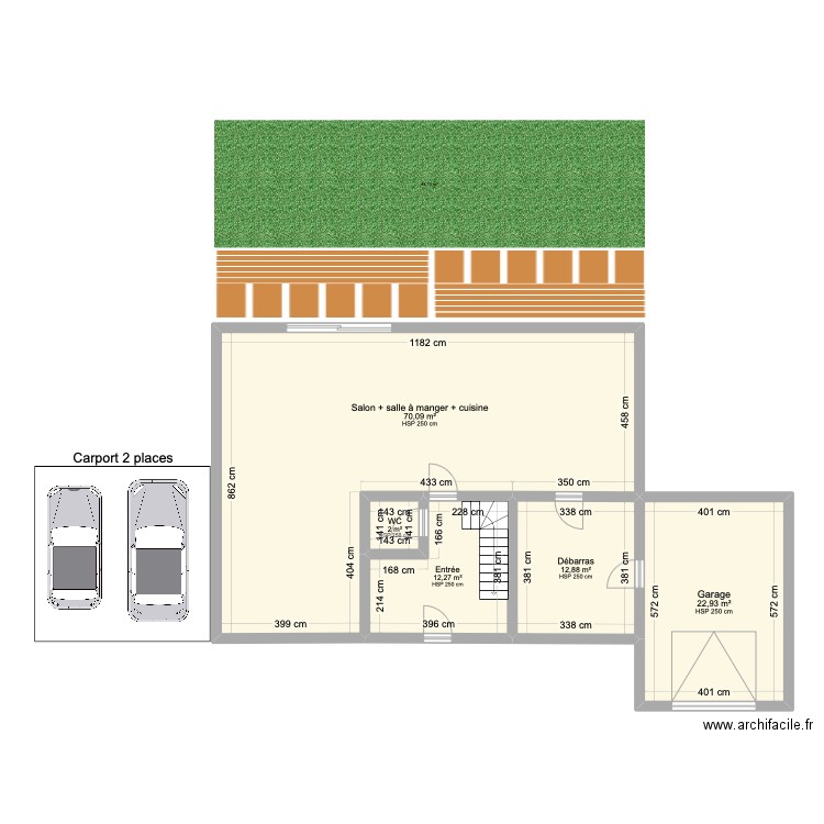 Maison 2.0. Plan de 5 pièces et 120 m2