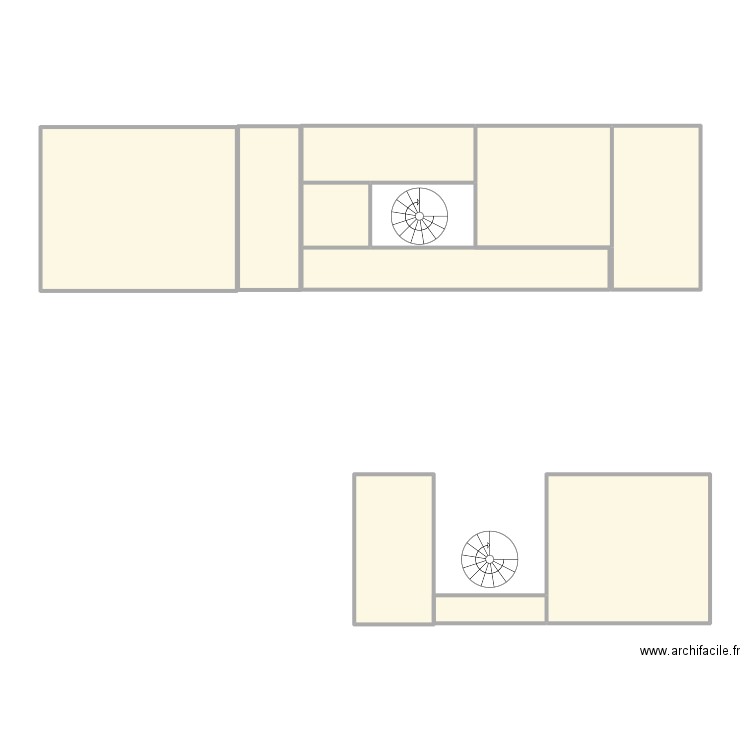 Institut. Plan de 10 pièces et 84 m2