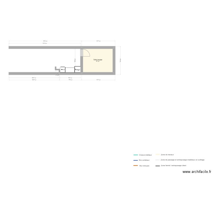 4436 Henri-Julien. Plan de 1 pièce et 9 m2