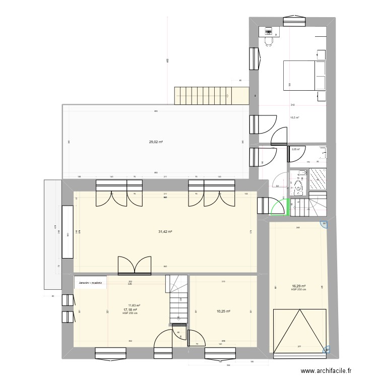 Projet_RDF_RDC_Révision_0.0. Plan de 5 pièces et 104 m2