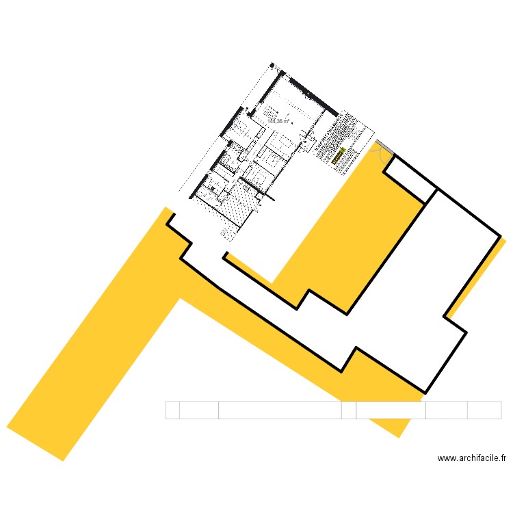 MAISON N°2. Plan de 4 pièces et 873 m2