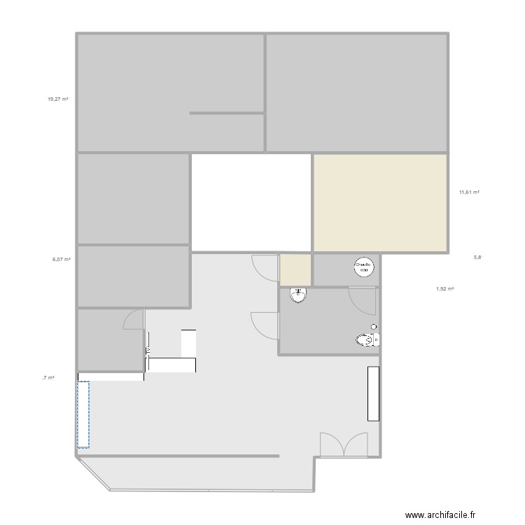 MEI LI ZEN. Plan de 10 pièces et 119 m2