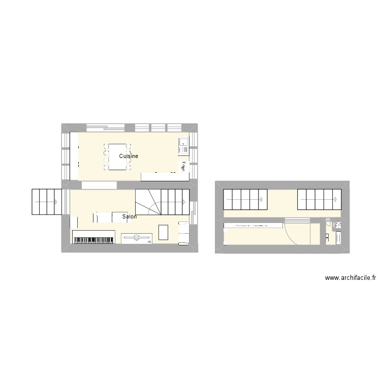 Ellen K. Plan de 3 pièces et 18 m2