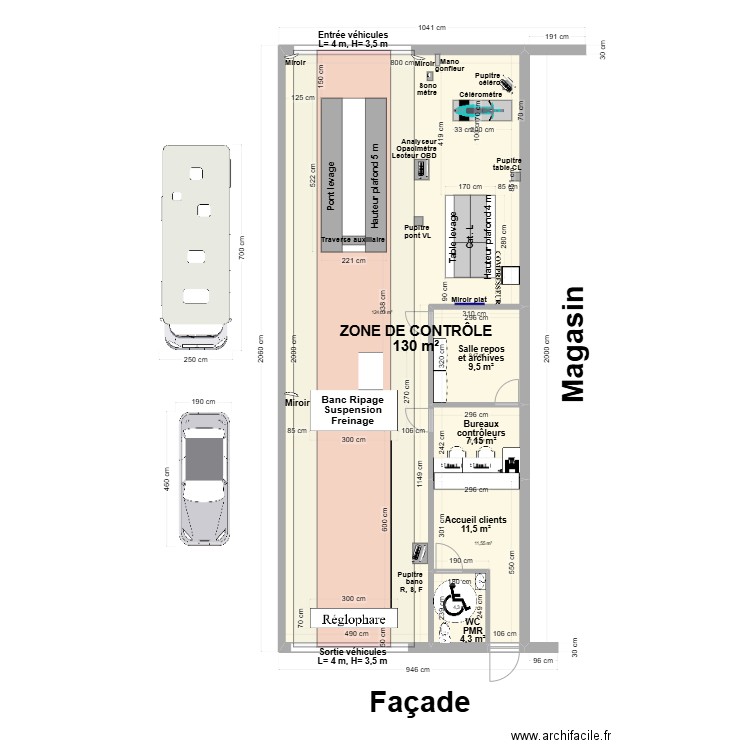 CCT mixte VL /Cat.L BLENDECQUES V4. Plan de 5 pièces et 157 m2