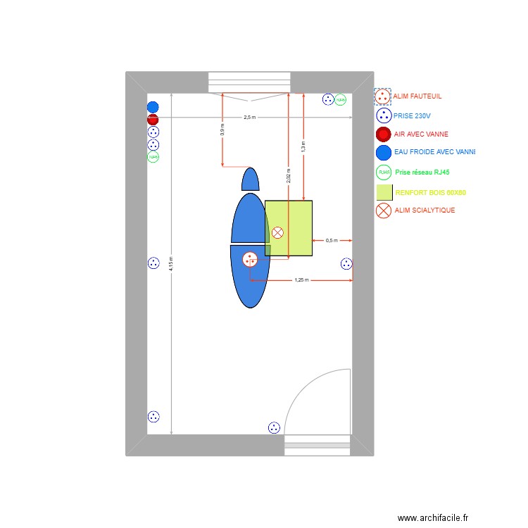 SCM DE SEVIGNE DIJON. Plan de 1 pièce et 10 m2