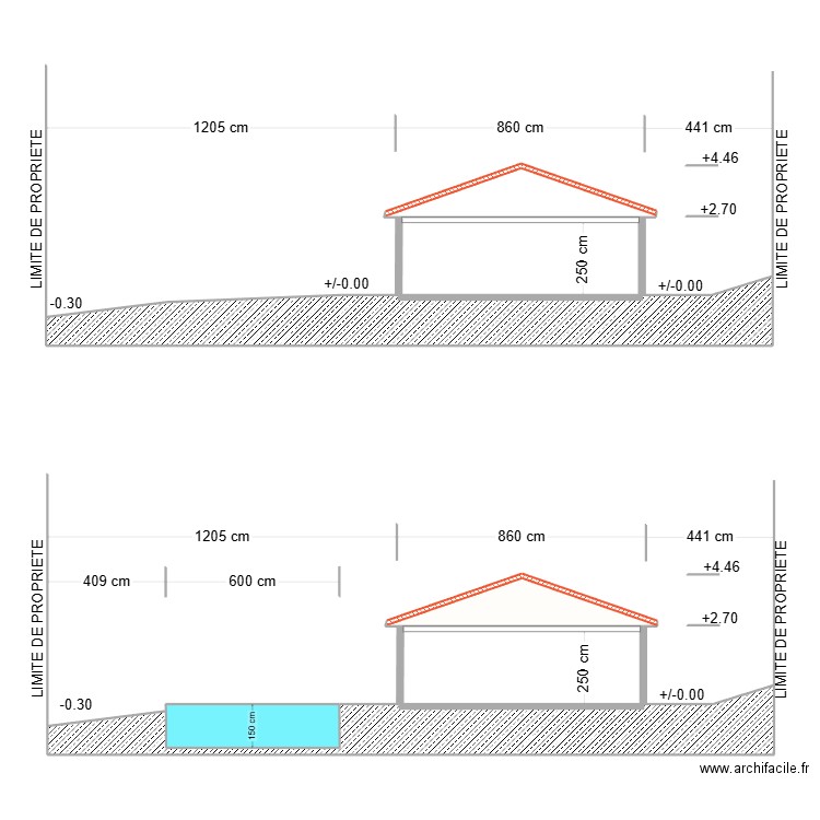 DP30000. Plan de 7 pièces et 144 m2