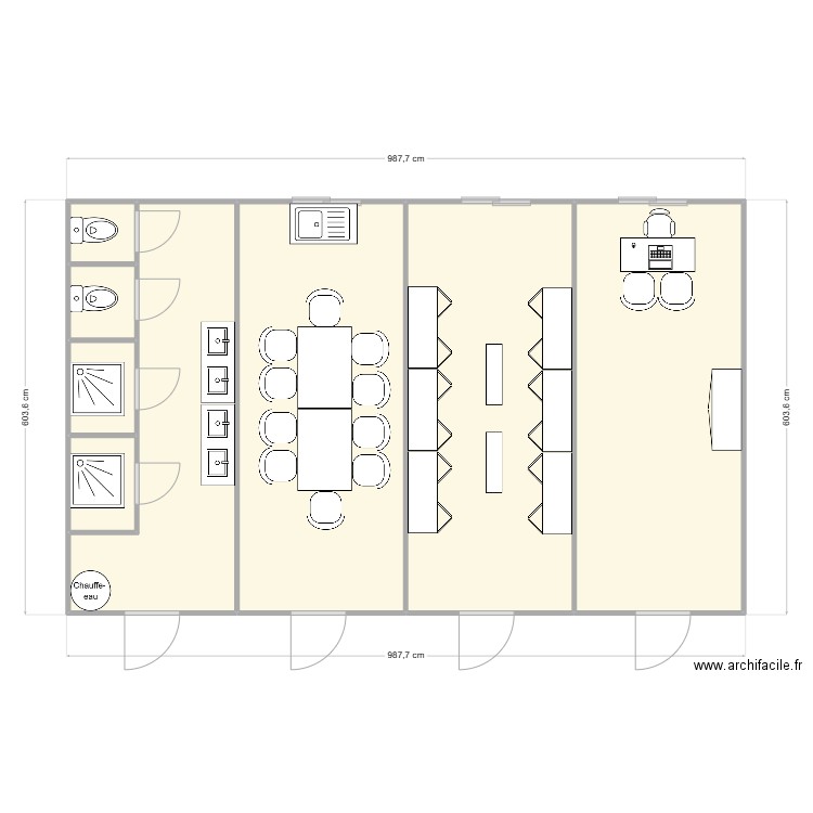 CNB BATIMENT CHANTIER SAINT PERAY. Plan de 8 pièces et 57 m2