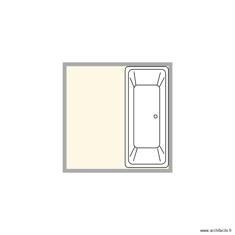 BAYON. Plan de 1 pièce et 3 m2