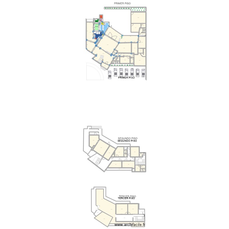 CMA Plano (Modelo 2). Plan de 62 pièces et 1368 m2