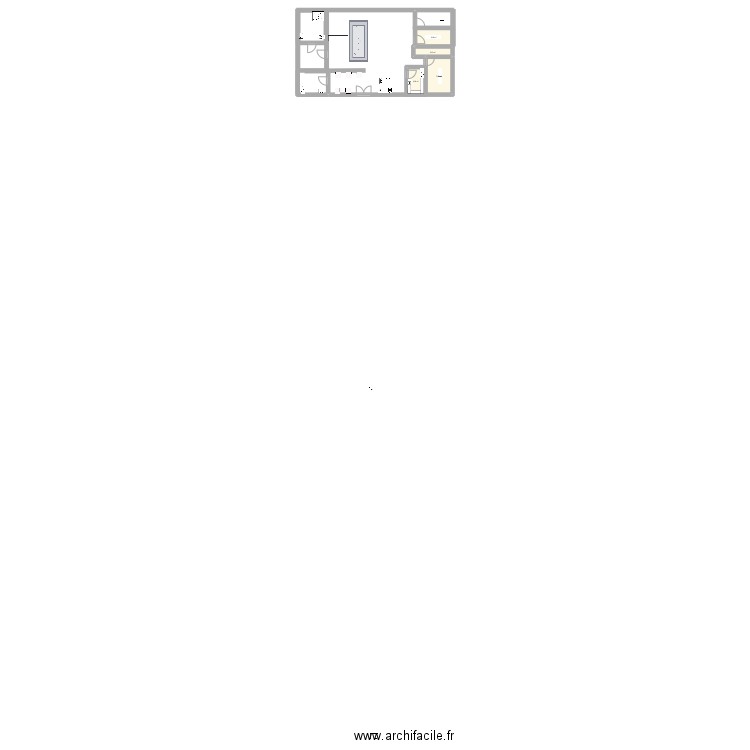 Stage. Plan de 4 pièces et 19 m2