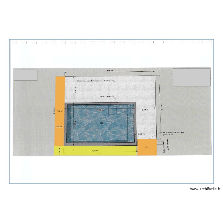 PLAN DE MASSE N°1 . Plan de 0 pièce et 0 m2