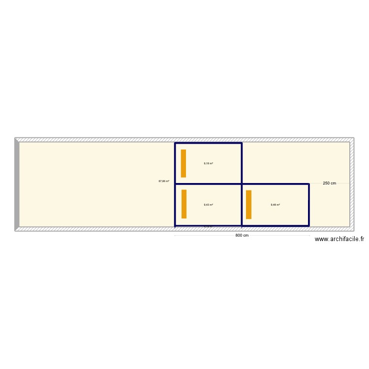 Rob van scherpenseel v3. Plan de 5 pièces et 96 m2