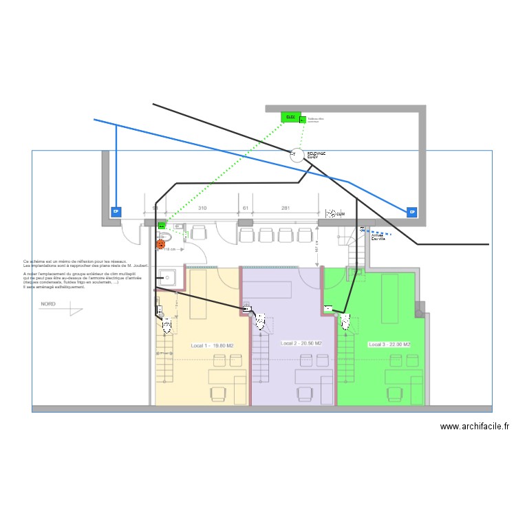 Projet LISA réseaux v1. Plan de 0 pièce et 0 m2