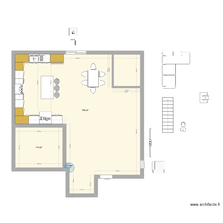 plan alain 3. Plan de 11 pièces et 143 m2