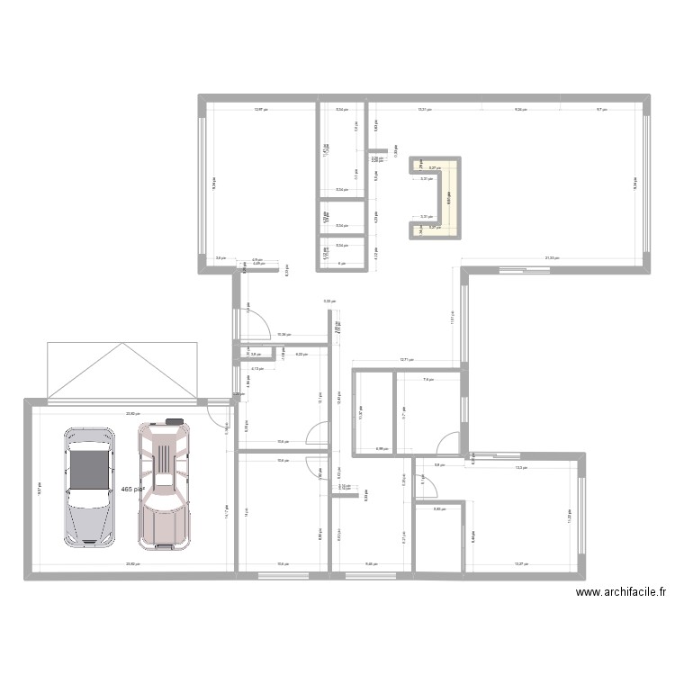 1702 Shagbark Landscape 3. Plan de 13 pièces et 235 m2