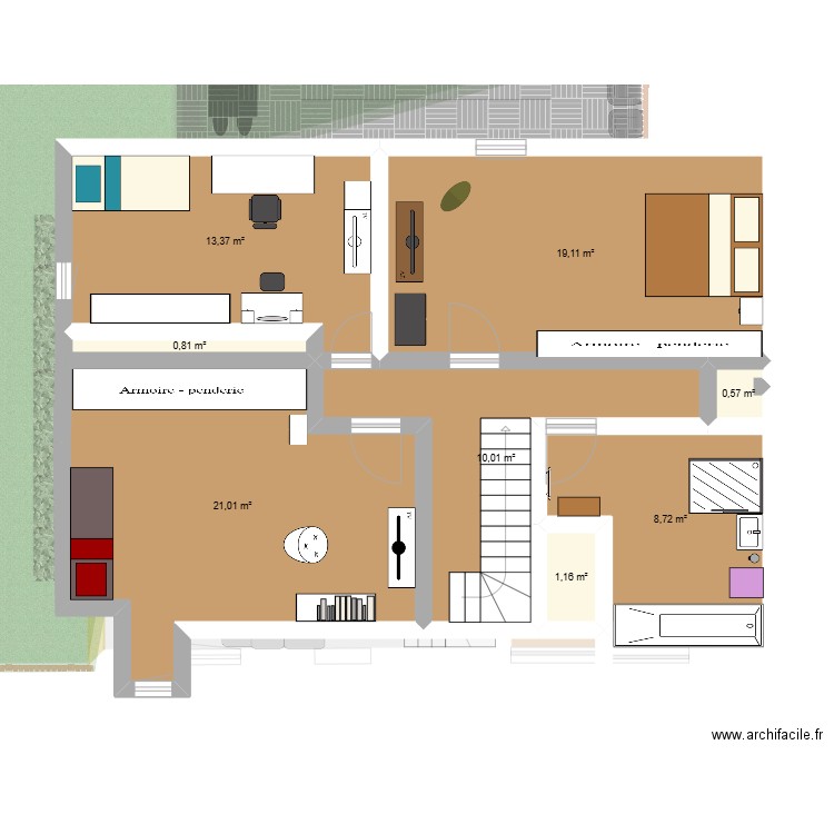 Clara. Plan de 12 pièces et 154 m2