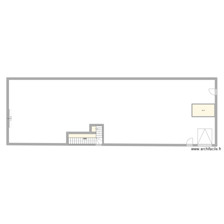 AVANT. Plan de 4 pièces et 11 m2