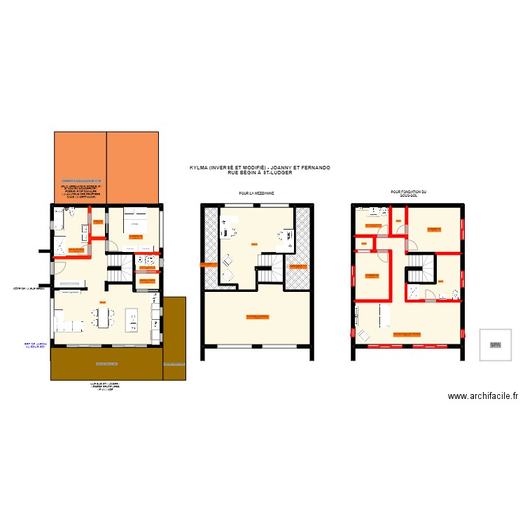 JOANNY ET FERNANDO - KYLMA - Version 1.1. Plan de 17 pièces et 242 m2