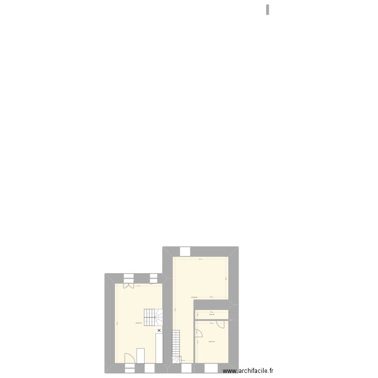 MAISON. Plan de 4 pièces et 101 m2