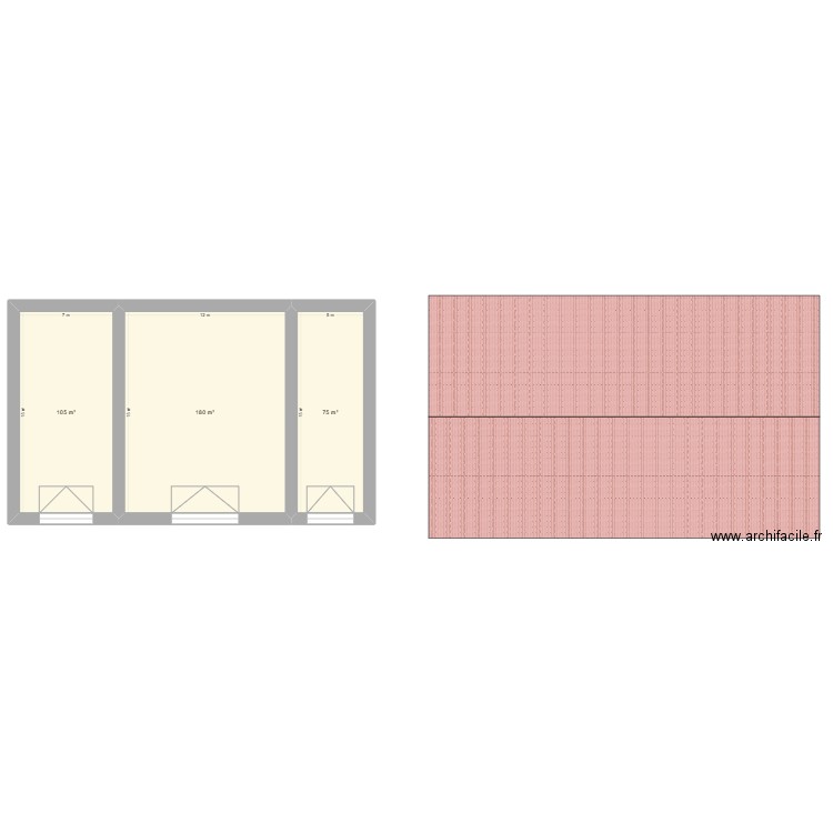 cadastre lotz. Plan de 3 pièces et 360 m2