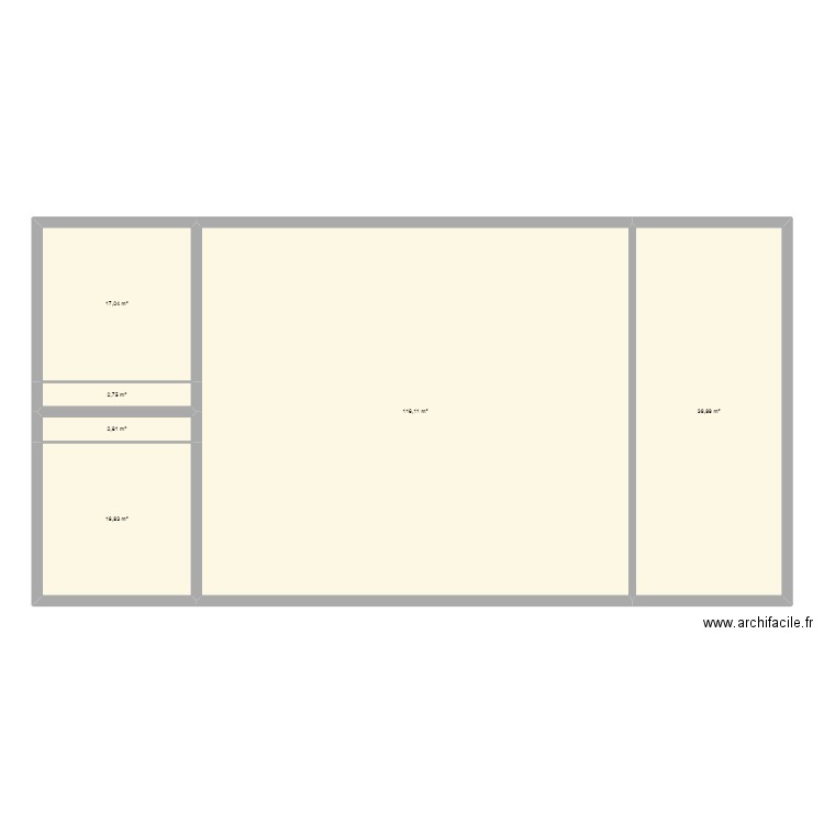 Maison. Plan de 6 pièces et 196 m2