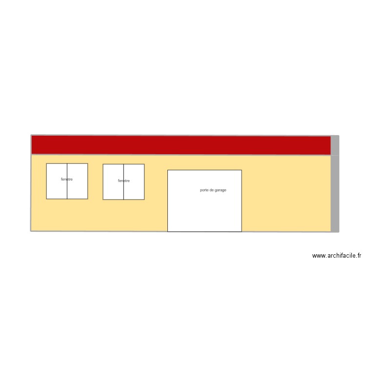 garage 6*11 plan3. Plan de 2 pièces et 30 m2