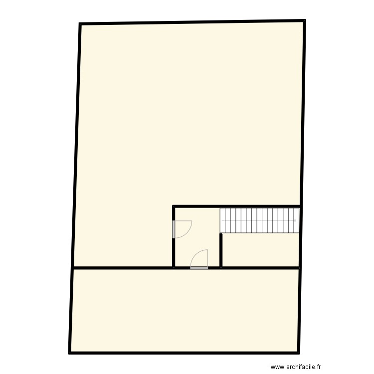 Max Richard - Plan travaux combles. Plan de 1 pièce et 170 m2