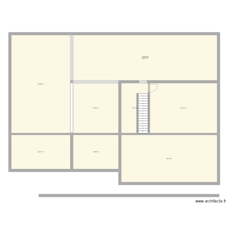 MC888. Plan de 9 pièces et 500 m2