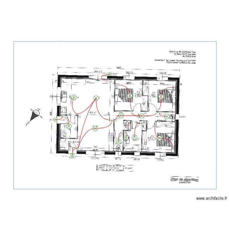 RAULET . Plan de 0 pièce et 0 m2