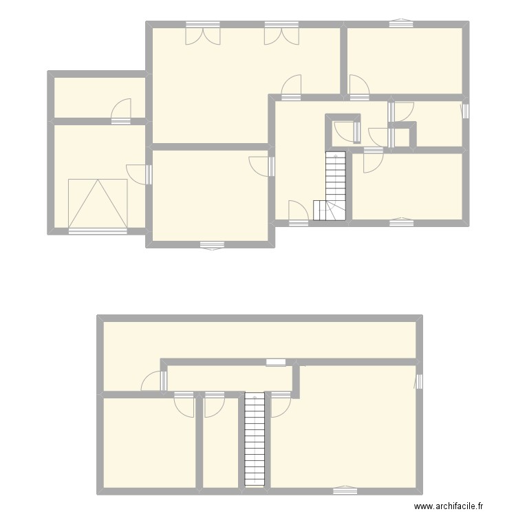 vic. Plan de 12 pièces et 197 m2