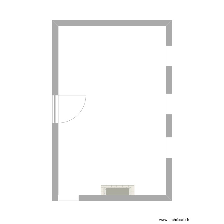 Bur FL - greffe CH . Plan de 0 pièce et 0 m2