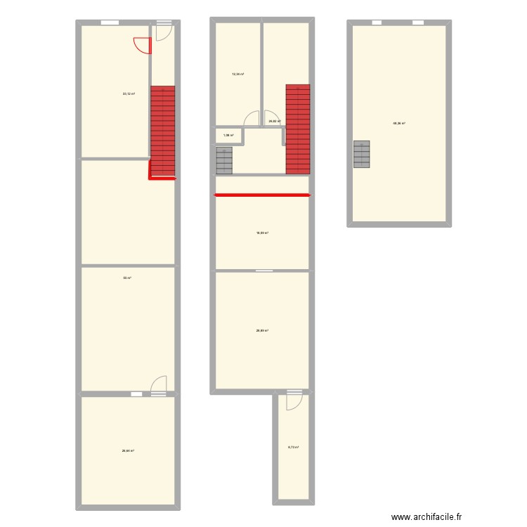 MEZENS. Plan de 10 pièces et 259 m2