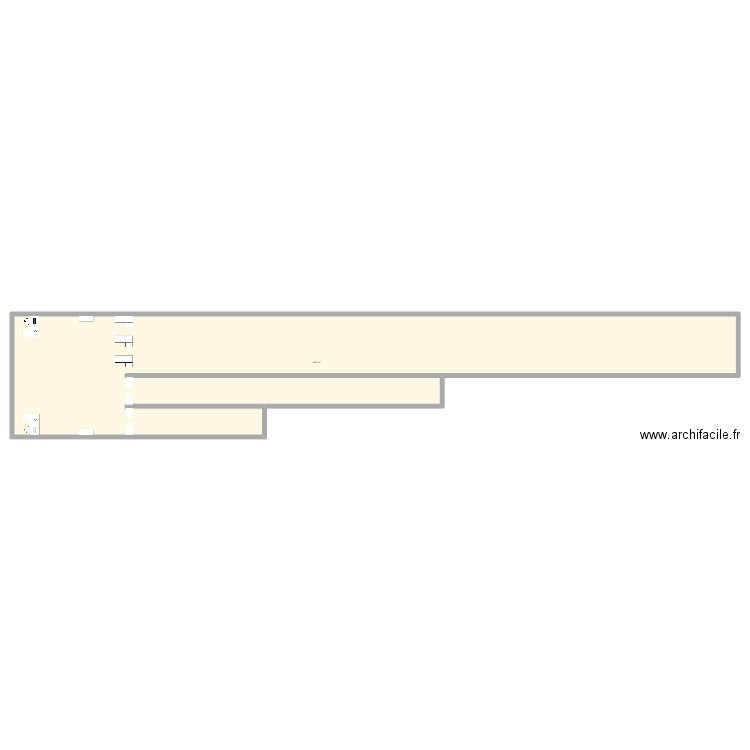 Stand + Cinéma. Plan de 1 pièce et 440 m2