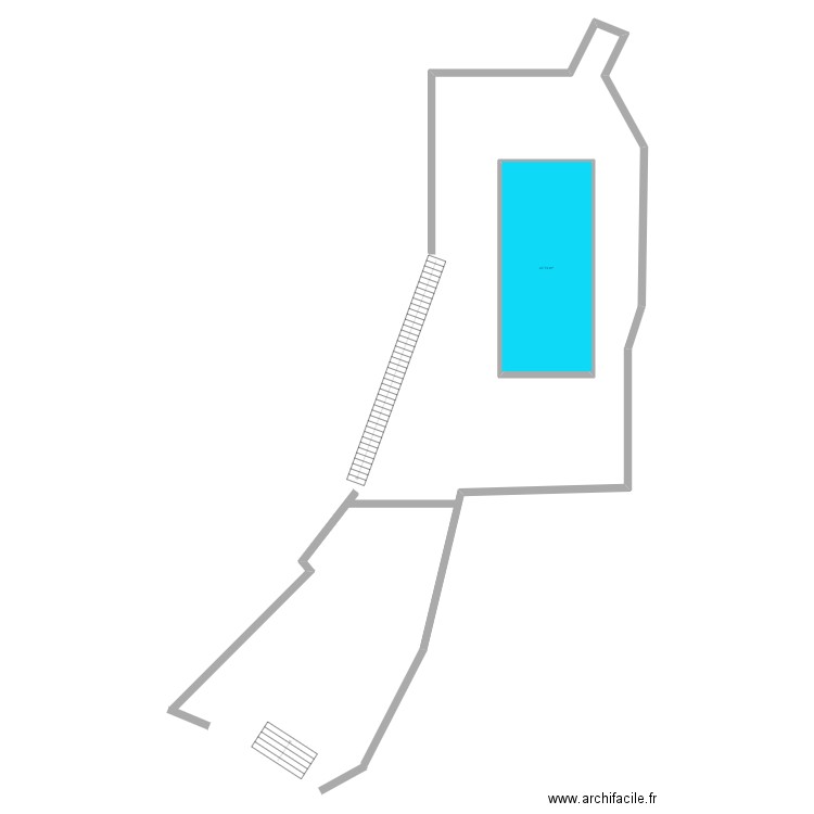 PLAN PISCINE VERSION 2. Plan de 1 pièce et 33 m2