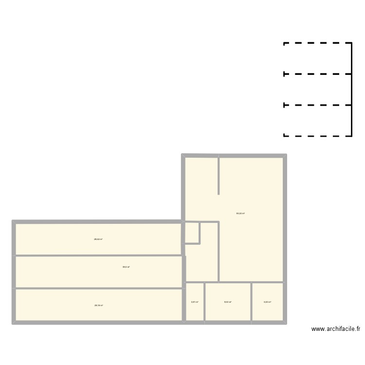 New plan Le plessis. Plan de 13 pièces et 344 m2