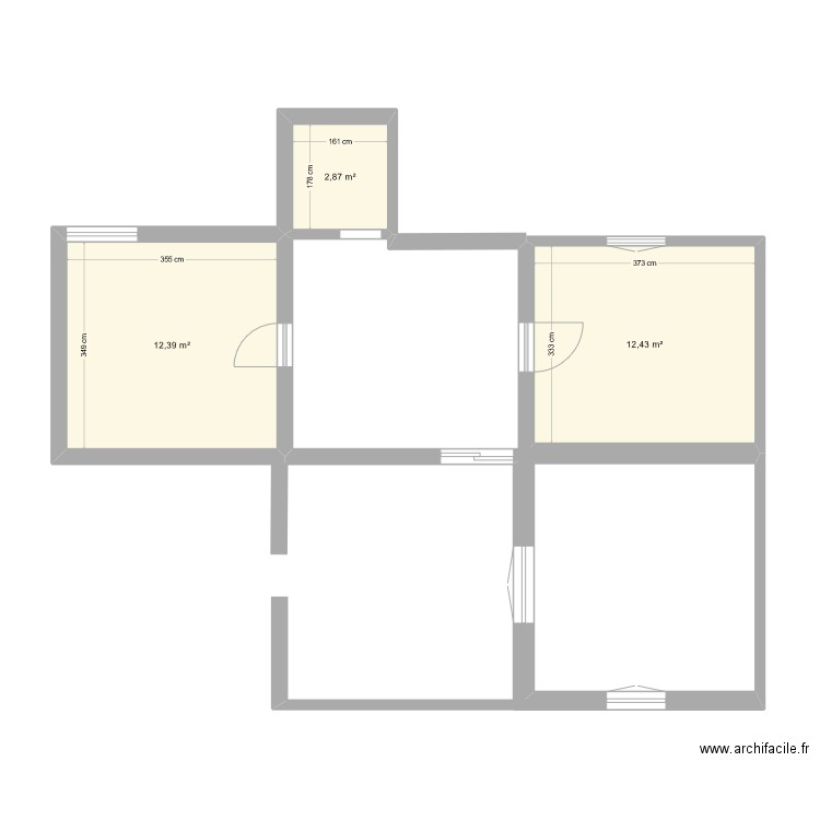 PLAN SOLLIES. Plan de 3 pièces et 28 m2