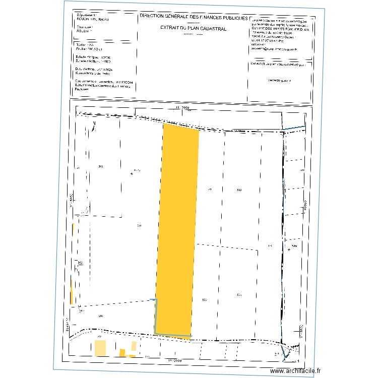 projet AS167 eau. Plan de 0 pièce et 0 m2