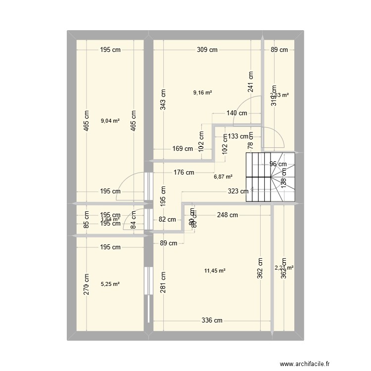 BERTULETTI 1. Plan de 8 pièces et 48 m2