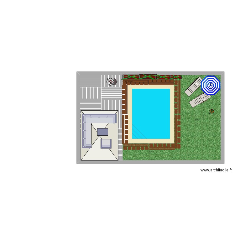 3*4. Plan de 1 pièce et 77 m2