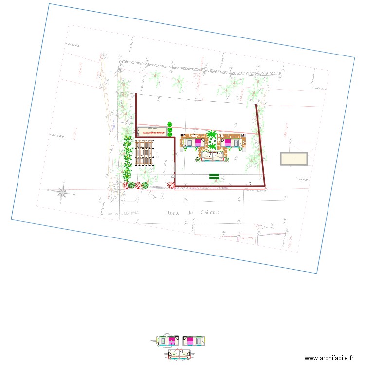 CONCEPT DE CONTAINERS. Plan de 10 pièces et 114 m2